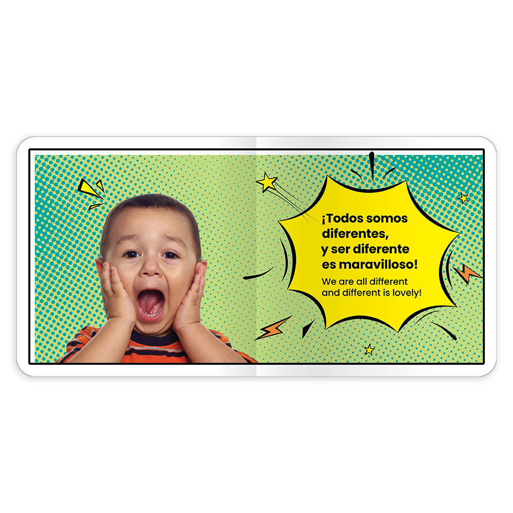I Am Me! ¡Así soy yo!, a bilingual Spanish board book for kids by Duck Duck Books