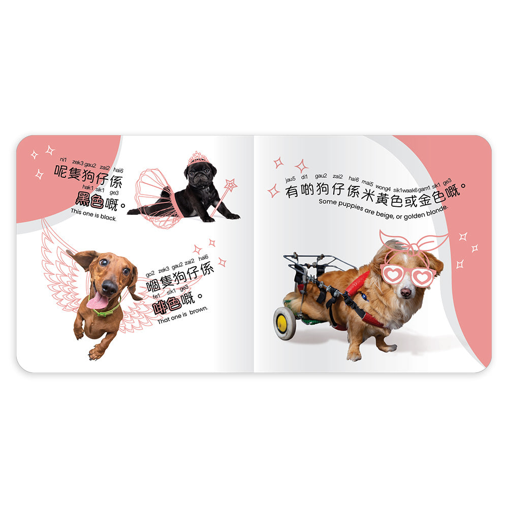 All Puppies Are Good Puppies: 所有嘅狗仔都係乖狗仔, a bilingual Cantonese board book
